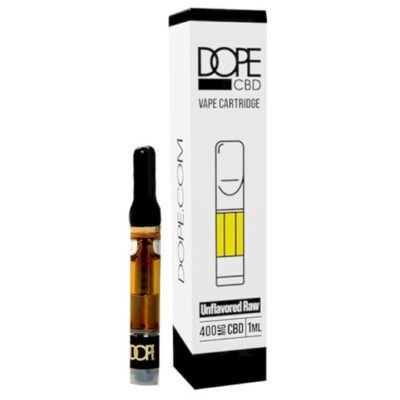 Dope CBD CBD Vape Cartridge – Unflavored 400mg