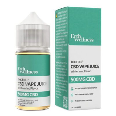 ERTH Wellness CBD Vape Juice – Wintermint 500mg