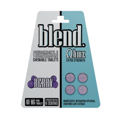Elyxr Blend Extra Strength 7-OH + Pseudo Tablets Berry