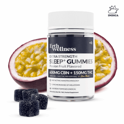 Erth Wellness Extra Strength CBN + THC Gummies for Sleep