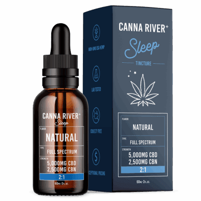 Canna River Full Spectrum (With THC) CBD Sleep Tincture 7500mg