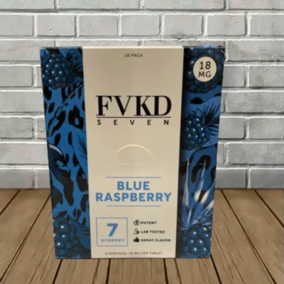 FVKD Seven 7-Hydroxy Extract Bulk 7OH Tablets CASE Blue Raspberry