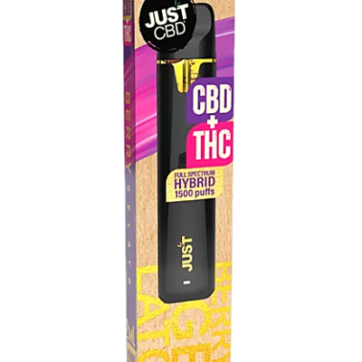 Just CBD Full Spectrum Berry Gelato CBD+THC Disposable 1500 Puffs