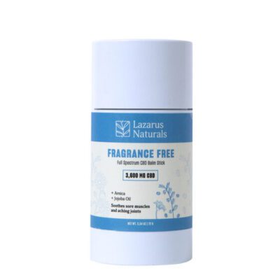 Lazarus Naturals Full Spectrum CBD Balm Stick Fragrance Free 3600mg