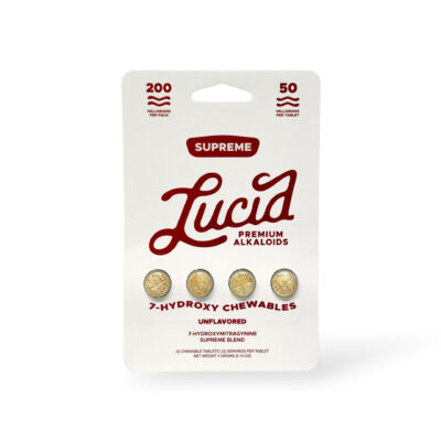 Lucid Supreme 7-OH Chewables Tablets Unflavored 50mg Per Tablet