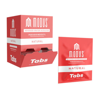Modus Advanced Kratom Alkaloids Pseudoindoxyl 1CT Tablets Display Of 25 (20MG) RED
