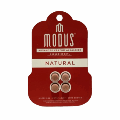 Modus Advanced Kratom Alkaloids Pseudoindoxyl Extract Tablets 4ct