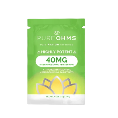Pure OHMS Green Pseudo & 7-Hydroxy Tab 40mg