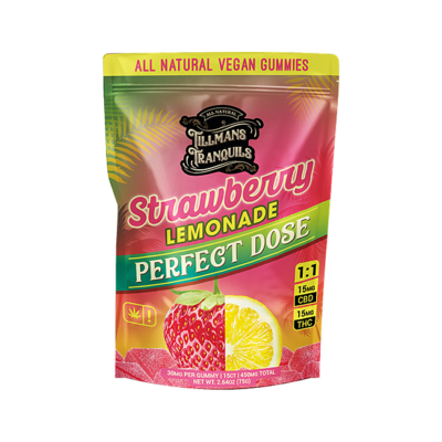 Tillmans Tranquils Strawberry Lemonade CBD + THC Gummies