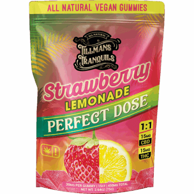 Tillmans Tranquils Strawberry Lemonade CBD + THC Gummies