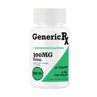 Generic RX 7-Hydroxymitragynine Extract Tablets 30ct