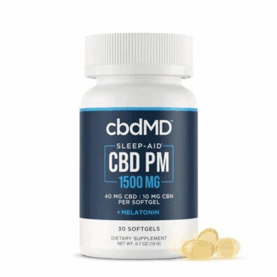 cbdMD CBD Capsules + Melatonin for Sleep