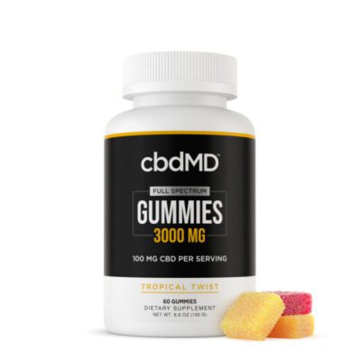 cbdMD Full Spectrum CBD Gummies – Tropical Twist 60ct