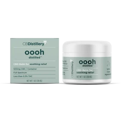 CBDistillery oooh Distilled Full Spectrum CBD Soothing Relief Balm – 500MG – 1 oz