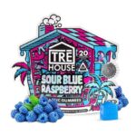 TRĒ House Delta 9 & HHC Gummies – Sour Blue Raspberry – 400mg
