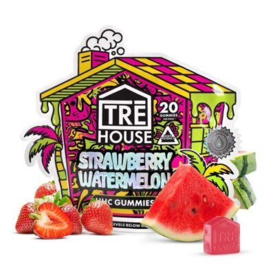 TRĒ House HHC Gummies – Strawberry Watermelon – 500mg
