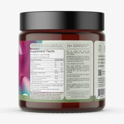 Medterra -Daily Delight -Full Spectrum -CBD + THC Gummies- Multi-Flavored - 20ct