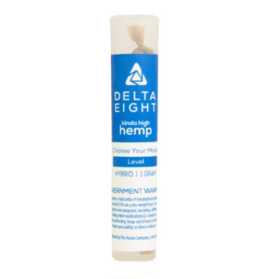 Kinda High Hemp Delta 8 THC Prerolls 1g – Level (Hybrid)