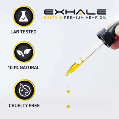 Exhale Delta 8 Premium Hemp Oil 600mg
