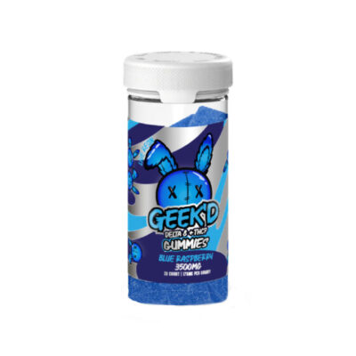 Geek’d THC-P + Delta 8 THC Gummies - 3500mg Blue Raspberry