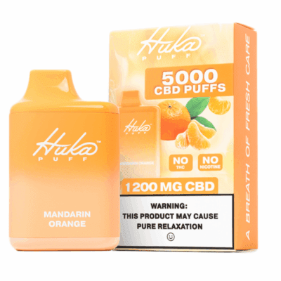 Huka Puff CBD Vape Pens - 1200mg CBD Mandarin Orange