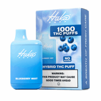 Huka Puff THC Vape Pens - Hybrid THC Puff Blueberry Mist