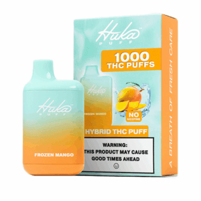 Huka Puff THC Vape Pens - Hybrid THC Puff Frozen Mango