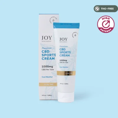 Joy Organics Broad Spectrum CBD Sports Cream 1000mg