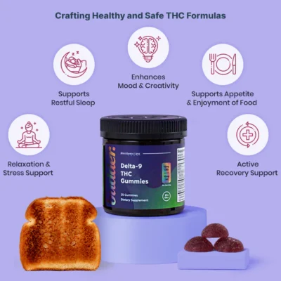 Joy Organics Budder Delta 9 THC Gummies 10mg - Blackberry Lime