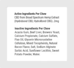 Joy Organics CBD Dog Treats Chews - Beef