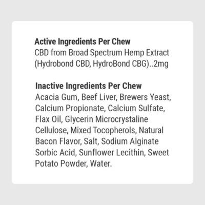 Joy Organics CBD Dog Treats Chews - Beef