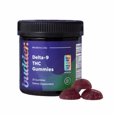 Joy Organics Budder Delta 9 THC Gummies 10mg – Blackberry Lime