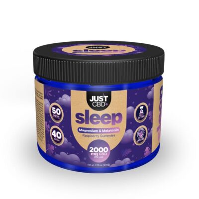 Just CBD Magnesium & Melatonin CBD Sleep Raspberry Gummies 50mg