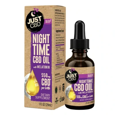 Just CBD Nighttime CBD Oil Tincture with Melatonin 550mg