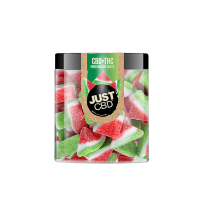 JustCBD CBD + THC Watermelon Slices Gummies 250mg | 1000mg