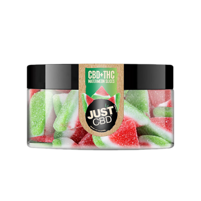 JustCBD CBD + THC Watermelon Slices Gummies 250mg | 1000mg