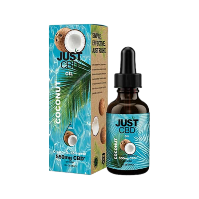 JustCBD  CBD Oil Tincture Coconut  1 fl oz