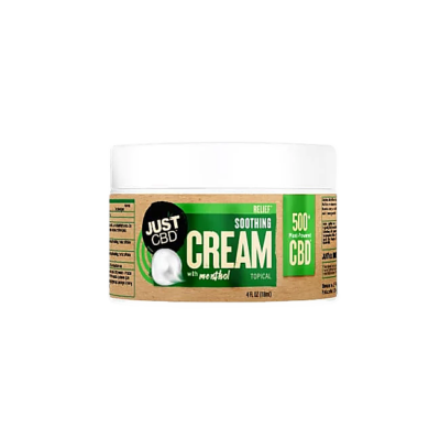 JustCBD CBD Relief Soothing Cream with Menthol 500mg | 1000mg