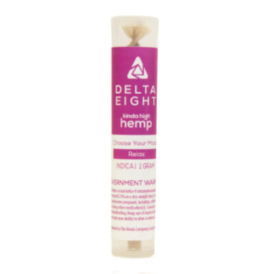 Kinda High Hemp Delta 8 THC Prerolls 1g - Relax (Indica)