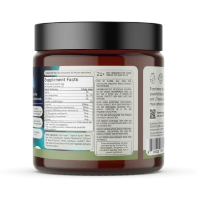 Medterra Sound Asleep Full Spectrum CBD + THC Gummies Blackberry 20ct
