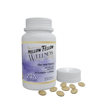 Mellow Fellow Wellness The Rest Blend Softgels 1500mg