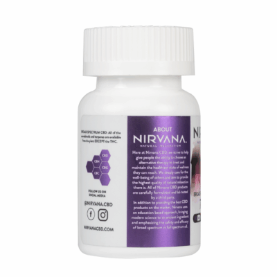 Nirvana CBD Broad Spectrum CBD + Melatonin Softgels - 750mg
