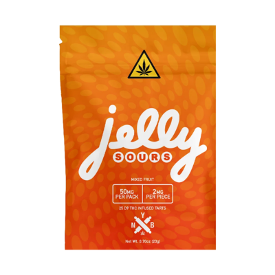 Jelly Sours Delta-9 THC Mixed Fruit 50mg 25 Count