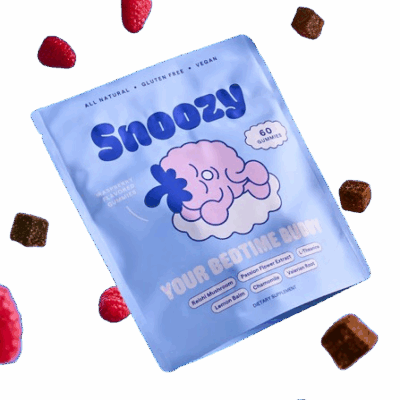 Snoozy Bedtime Buddy Sleep Rasberry Gummies - 60ct