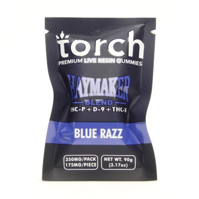 Torch Haymaker Blend Gummies - 2ct Blue Razz