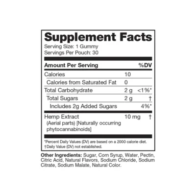 cbdMD Delta 9 THC Elevate Gummies - 30ct Lemon Love