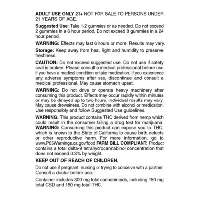 cbdMD Delta 9 THC Elevate Gummies - 30ct Lemon Love