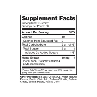 cbdMD Delta 9 THC Relax Gummies - 30ct Tropical Punch