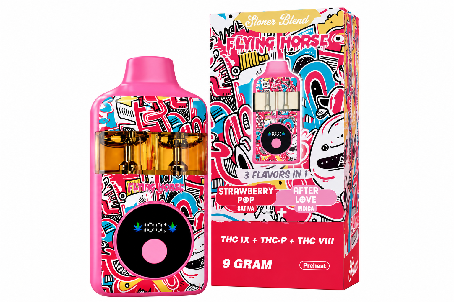 Flying Horse Stoner Blend 3-in-1 Disposable Vape 9g - Shop Now Flying Horse Stoner Blend 3-in-1 Disposable Vape 9g - Shop Now