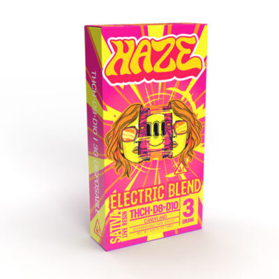 Haze Electric Blend Delta 8 + Delta 10 + THC-H THC Vape Pen 3g - Candyland (Sativa)